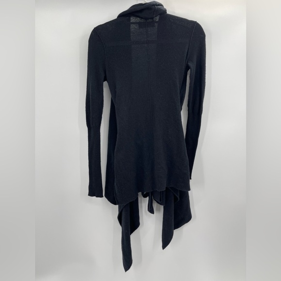 Allsaints Mantle Cardigan women's wool open sweater size US 2 UK 6 black - Picture 3 of 14